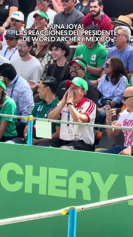 Así reaccionó Gabriel Ramos, presidente de World Archery México #victorymesept26