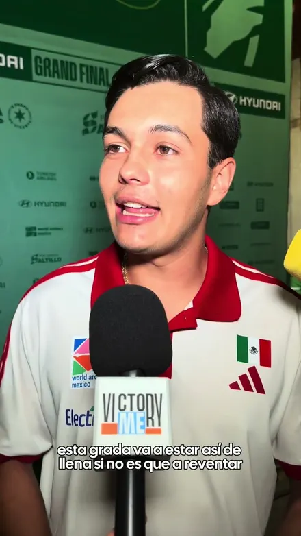 Matías Grande no tiene miedo de enfrentar a un campeón olímpico y mundial en casa, en Saltillo