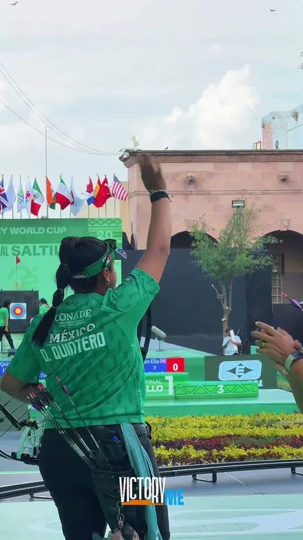 Dafne Quintero avanzó a la pelea por medalla de oro en la Final de Copa del Mundo Tiro con Arco